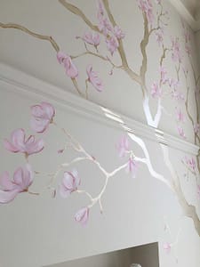 Chinoiserie Magnolia blossom