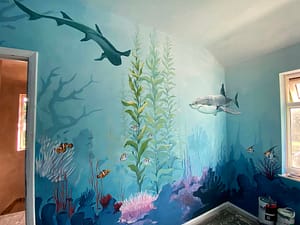 Undersea mural