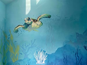 Undersea mural
