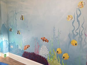 Fish mural